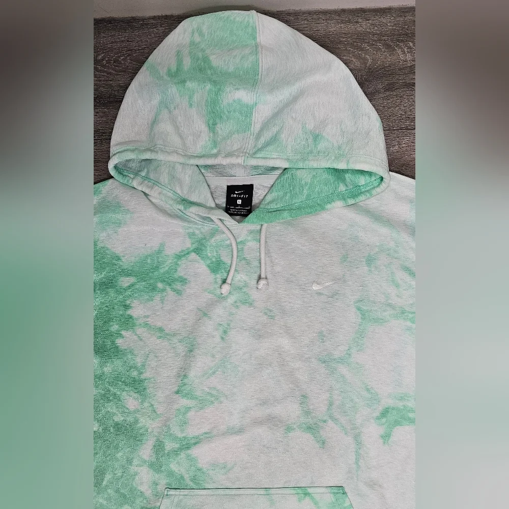 Women's Nike Icon Clash Pullover Training Hoodie Glow Green-Size Large